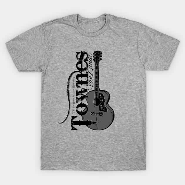 VAN ZANDT (GREY) T-Shirt by RUIN! MUSIC